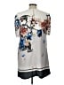 Zara Basic Print Gray Casual Dress Size L - photo 2