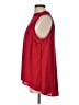 Venus 100% Polyester Red Sleeveless Blouse Size L - photo 5