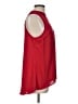 Venus 100% Polyester Red Sleeveless Blouse Size L - photo 4