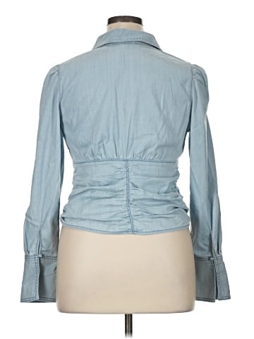 White House Black Market Long Sleeve Blouse (view 2)