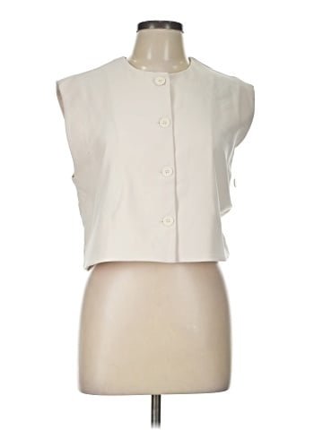Glam Sleeveless Button-Down Shirt (view 1)