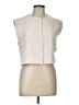 Glam Ivory Sleeveless Button-Down Shirt Size L - photo 1