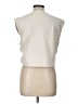 Glam Ivory Sleeveless Button-Down Shirt Size L - photo 2