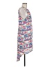 Lush 100% Polyester Graphic Blue Casual Dress Size M - photo 4