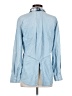 Sam Edelman 100% Tencel Color Block Blue Long Sleeve Blouse Size XS - photo 2