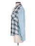 Sam Edelman 100% Tencel Color Block Blue Long Sleeve Blouse Size XS - photo 5