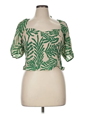 H&M Short Sleeve Blouse (view 1)