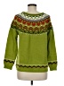 Unbranded 100% Polyester Green Pullover Sweater Size M - photo 2