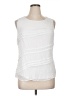 Avenue 100% Polyester White Sleeveless Blouse Size 14 Plus - photo 1