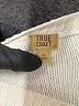 True Craft 100% Polyester Stripes Ivory Pullover Sweater Size XL - photo 7