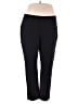 JM Collection Solid Black Active Pants Size XXL - photo 1