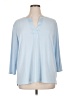 Banana Republic Blue 3/4 Sleeve Blouse Size XL - photo 1