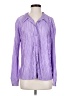 Love J 100% Polyester Purple Long Sleeve Blouse Size S - photo 1