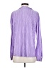 Love J 100% Polyester Purple Long Sleeve Blouse Size S - photo 2