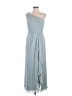 David's Bridal 100% Polyester Gray Cocktail Dress Size 10 - photo 1