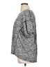 Lou & Grey Animal Print Gray Short Sleeve Blouse Size XL - photo 5