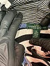 Lauren Jeans Co. Stripes Black Gray Pullover Sweater Size XL - photo 7