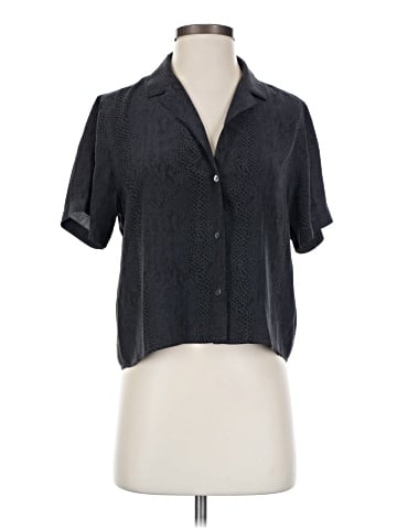Rails Short Sleeve Silk Top (view 1)