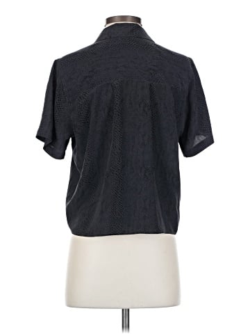 Rails Short Sleeve Silk Top (view 2)