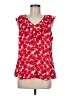 CAbi 100% Polyester Red Sleeveless Blouse Size M - photo 1