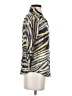David Cline Animal Print Gold 3/4 Sleeve Blouse Size S - photo 4