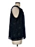 CAbi 100% Polyester Black Sleeveless Blouse Size M - photo 4