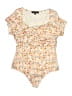 Lulus Ivory Short Sleeve Top Size L - photo 1