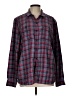 Assorted Brands 100% Baumwolle Plaid Red Long Sleeve Button-Down Shirt Size L (estimated) - photo 1