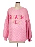 Judith March 100% Polyester Pink Pullover Sweater Size L - photo 1
