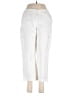Ann Taylor LOFT 100% Cotton White Cargo Pants Size 8 - photo 1