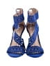 Jessica Simpson 100% Leather Blue Sandals Size 7 1/2 - photo 2