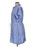 Nine West Blue Short Sleeve Button-Down Shirt Size XL - photo 5