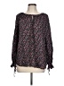 Chaps 100% Cotton Black Long Sleeve Blouse Size L - photo 1