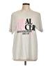 Make Market 100% Polyester Gray Short Sleeve T-Shirt Size L - photo 1