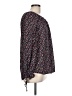 Chaps 100% Cotton Black Long Sleeve Blouse Size L - photo 4