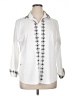 Chico's White 3/4 Sleeve Button-Down Shirt Size 3 (16) - photo 1