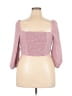 WAYF Pink 3/4 Sleeve Blouse Size XXL - photo 2
