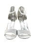 Pierre Dumas Silver Sandals Size 7 - photo 2