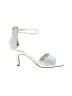 Pierre Dumas Silver Sandals Size 7 - photo 1