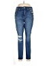 Good American 100% Cotton Solid Blue Jeans Size 15 - photo 1