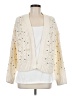 Saachi 100% Acrylic Ivory Cardigan Size M (estimated) - photo 1