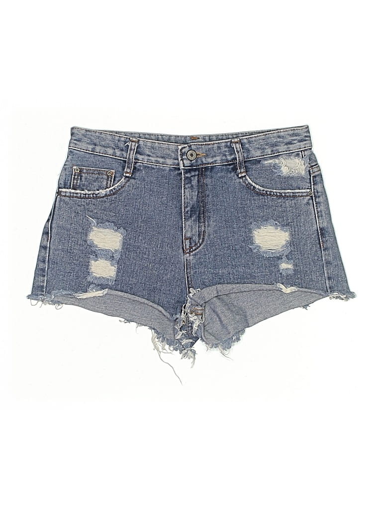 Pre-owned Assorted Brands Denim Shorts In Blue
