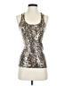 Arden B. 100% Cotton Silver Tank Top Size S - photo 1