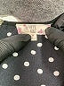 Hippie Rose Polka Dots Black Short Sleeve Top Size M - photo 7