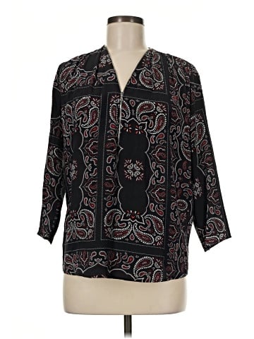 Sandro 3/4 Sleeve Blouse (view 1)