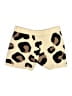 Bluivy Animal Print Gold Ivory Shorts Size L - photo 2
