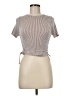 Caution to the Wind Silver Short Sleeve Turtleneck Size M - photo 1
