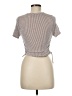 Caution to the Wind Silver Short Sleeve Turtleneck Size M - photo 2