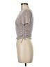 Caution to the Wind Silver Short Sleeve Turtleneck Size M - photo 5