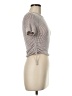 Caution to the Wind Silver Short Sleeve Turtleneck Size M - photo 4